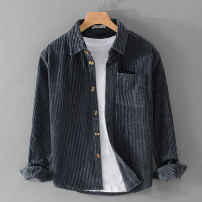 Viktor | Long sleeved shirt in corduroy